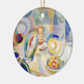 Portugees stille leven, R. Delaunay Keramisch Ornament (Links)