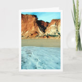 Portugees strandlandschap kaart (Voorkant)