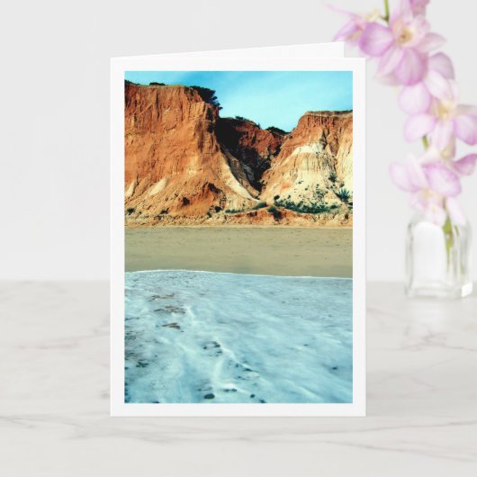 Portugees strandlandschap kaart (Orchidee)