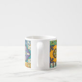 Portugees Talavera Tegel Design Espresso Kop (Achterkant)