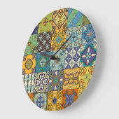 Portugees Talavera Tegel Design Grote Klok (Hoek)