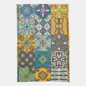 Portugees Talavera Tegel Design Theedoek (Verticaal)