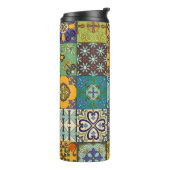 Portugees Talavera Tegel Design Thermosbeker (Gedraaid links)