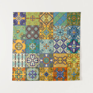 Portugees Talavera Tegel Design Wandkleed