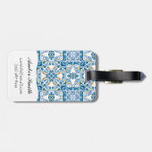 Portugees tapijt bagagelabel (Achterkant horizontaal)