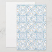 Portugees tapijt briefpapier (Voorkant / Achterkant)