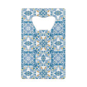 Portugees tapijt creditkaart flessenopener (Achterkant)