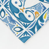 Portugees tapijt fleece deken (Hoek)