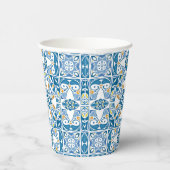 Portugees tapijt papieren bekers (Rechts)