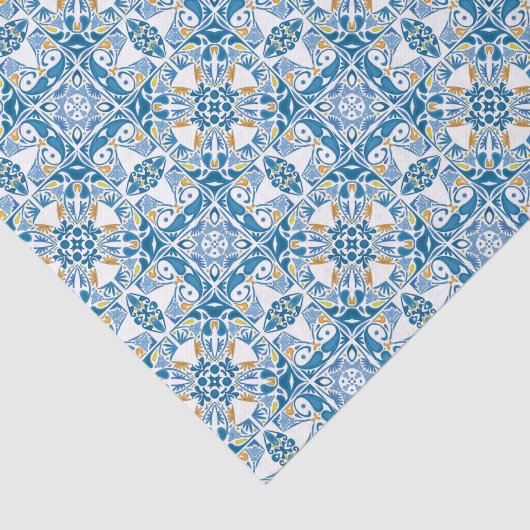 Portugees tapijt tissuepapier (Detail)