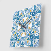 Portugees tapijt vierkante klok (Hoek)