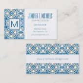 Portugees tapijt visitekaartje (Voorkant / Achterkant)