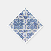  Portugees Tegel Cocktail Papieren servetten (Hoek)