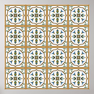 Portugees Tegel Pattern - Azulejos of Portugal Poster