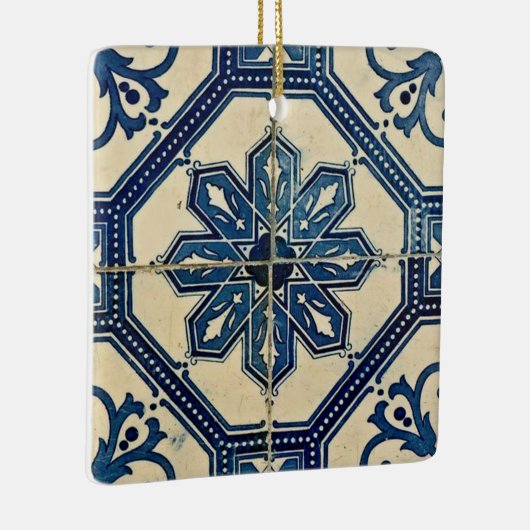 Portugees Tegel Pattern Ornament (Rechts)
