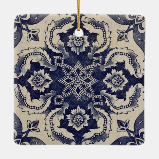 Portugees Tegel Pattern Ornament (Achterkant)