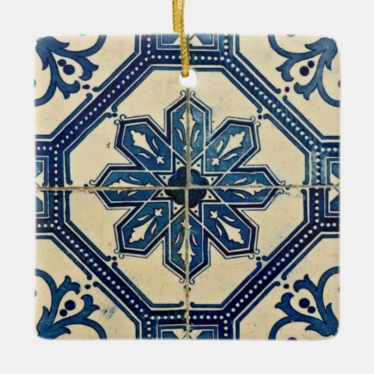 Portugees Tegel Pattern Ornament (Voorkant)