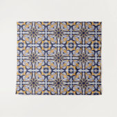 Portugees tegelpatroon wandkleed (Voorkant (horizontaal))