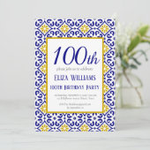 Portugees Tegels 100ste verjaardag Middellandse Ze Kaart (Staand voorkant)