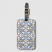 Portugees tegels 1 bagagelabel (Voorkant (verticaal))