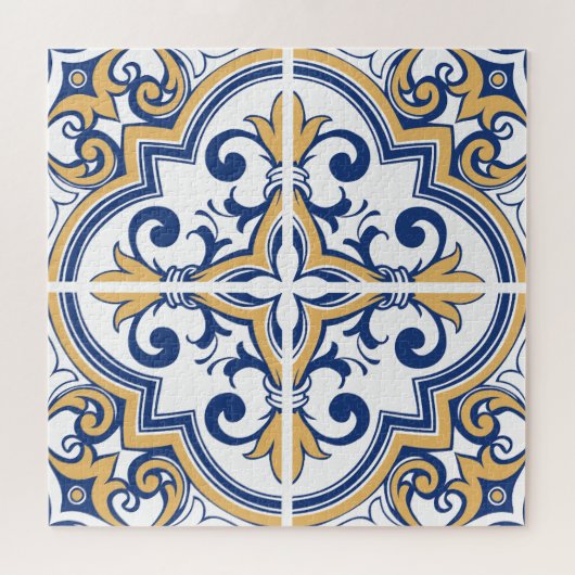 Portugees tegels 1 legpuzzel (Horizontaal)