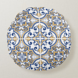 Portugees tegels 1 rond kussen