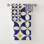 Portugees tegels - Azulejo Pattern-ontwerp Bad Handdoek (Insitu)