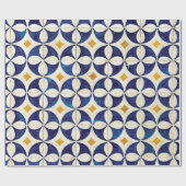Portugees tegels - Azulejo Pattern-ontwerp Cadeaupapier (Vlak)