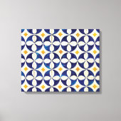 Portugees tegels - Azulejo Pattern-ontwerp Canvas Afdruk (Voorkant)