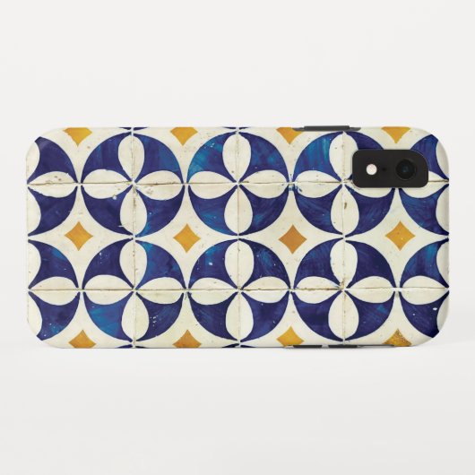 Portugees tegels - Azulejo Pattern-ontwerp Case-Mate iPhone Case (Achterkant (horizontaal))