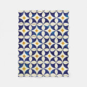 Portugees tegels - Azulejo Pattern-ontwerp Fleece Deken (Voorkant)