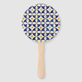 Portugees tegels - Azulejo Pattern-ontwerp Handwaaier