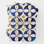 Portugees tegels - Azulejo Pattern-ontwerp Inpakpapier Vel (In situ)