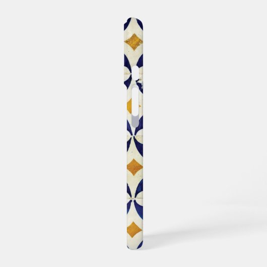 Portugees tegels - Azulejo Pattern-ontwerp iPhone 16 Hoesje (Linkerkant)