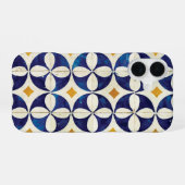 Portugees tegels - Azulejo Pattern-ontwerp iPhone 16 Hoesje (Achterkant horizontaal)