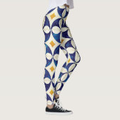 Portugees tegels - Azulejo Pattern-ontwerp Leggings (Rechts)