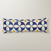 Portugees tegels - Azulejo Pattern-ontwerp Lichaamskussen (Achterkant)