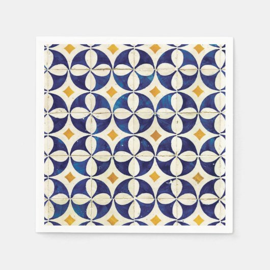Portugees tegels - Azulejo Pattern-ontwerp Servet (Voorkant)
