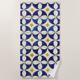 Portugees tegels - Azulejo Pattern-ontwerp Strandlaken