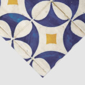 Portugees tegels - Azulejo Pattern-ontwerp Tissuepapier (Detail)