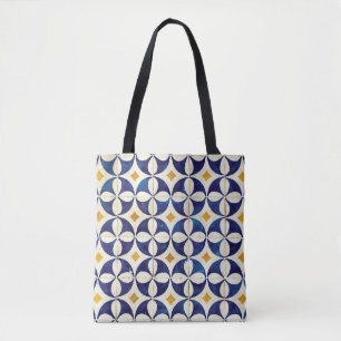 Portugees tegels - Azulejo Pattern-ontwerp Tote Bag