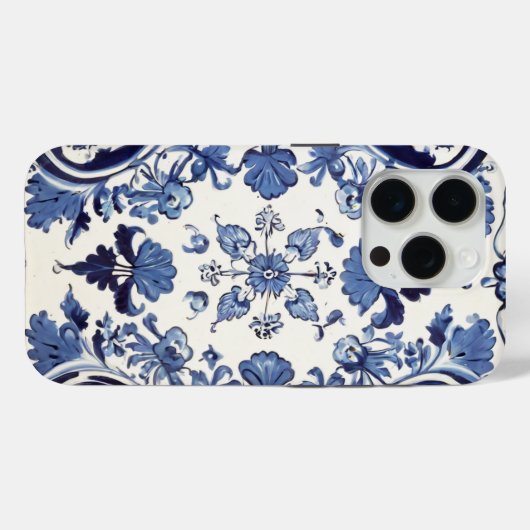 Portugees Tegels  blauw en wit Case-Mate iPhone Case (Achterkant (horizontaal))