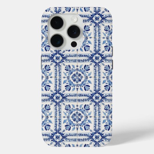 Portugees Tegels  blauw en wit Hoesje-mate Case-Mate iPhone Case (Achterkant)