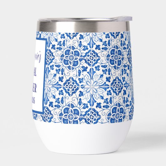 Portugees Tegels Blauw Mediterraan Vrijgezellenfee (Links)