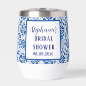 Portugees Tegels Blauw Mediterraan Vrijgezellenfee (Voorkant)