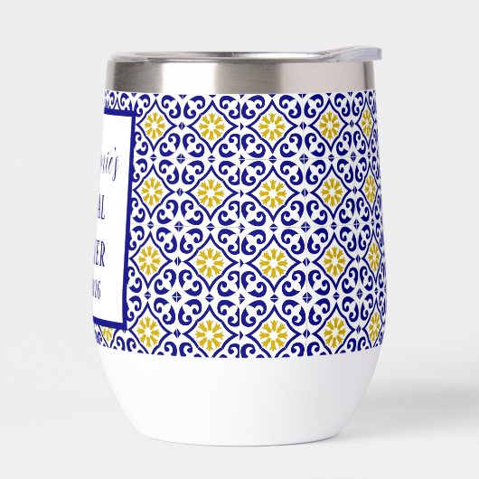 Portugees Tegels Blauw Mediterraan Vrijgezellenfee (Links)