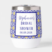 Portugees Tegels Blauw Mediterraan Vrijgezellenfee (Voorkant)