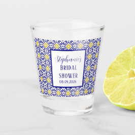 Portugees Tegels Blauw Mediterraan Vrijgezellenfee Shot Glas