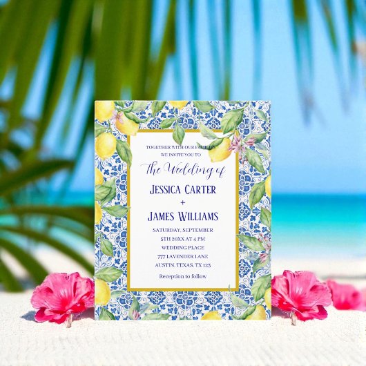 Portugees Tegels Citroenen Mediterraan Huwelijk