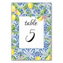 Portugees Tegels Citroenen Mediterraan Huwelijk